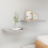 vidaXL Stenske police 2 kosa betonsko sive 40x23x3,8 cm MDF Cene