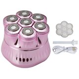 INF 7-Head Floating Electric Shaver &amp;mdash; Magnetic Bald Head Razor, 1200mAh Pink, (5000339639) Slike