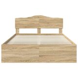  Konstrukcija postelje Sonoma 140 x 200 cm Masivno borovo les, (5000102221) | Shoptok.si