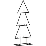  Metalno ukrasno božićno drvce crno 60 cm | shoptok.hr