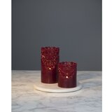 Star Trading LED svijeća od crvenog voska Clary, visina 15 cm | shoptok.hr