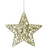 Dekorativna zvezda (15 cm, zlata, iz žice) | Shoptok.si