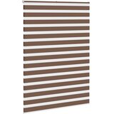 Zebra zavjesa Smeđa 160x200 cm Širina tkanine 155,9 cm Poliester | shoptok.hr