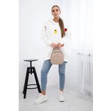 Kesi Insulated sweatshirt with ecru strawberry motif | Shoptok.si