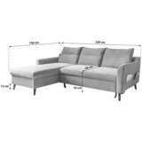 MID.YOU kotna Zofa Stylish Stan, Temno Siva, Ležišče, Predal | Shoptok.si