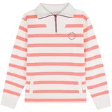 Scalpers Sweater majica 'Summer Tassel' ljubičasta / koraljna / bijela