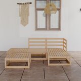 Maison Chic Seti vrtnega pohištva - Vrtna garnitura - Vrtni pohištvo set 5-delna trdna borovina, (21817512) | Shoptok.si