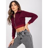 RUE PARIS Sweatshirt-RV-BL-7305.79-dark red | Shoptok.si