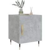 vidaXL Noćni ormarići 2 kom boja betona 40x40x50 cm konstruirano drvo | shoptok.hr
