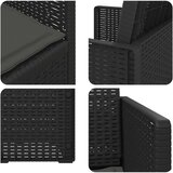  Vrtne stolice za blagovanje 2 pcs Antracit PP | shoptok.hr