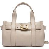 Calvin Klein Ročna torba Buckle Mini Tote With Strap LV04F3295G Bež Cene