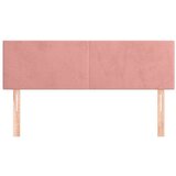  Uzglavlja 2 kom ružičasti 72 x 5 x 78/88 cm baršunasta | shoptok.hr