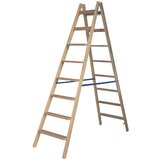 Krause stabilo stepeničaste drvene merdevine 2x8 gazišta 818355 Cene