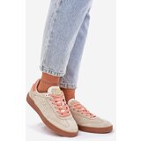 D.Franklin Suede Sports Shoes Sneakers Women Beige | ePonuda.com