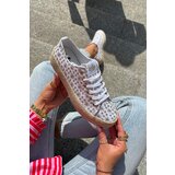 Lee Cooper Patterned Women's Sneakers On Platform With Braiding | Shoptok.si
