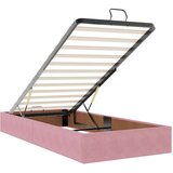 vidaXL okvir kreveta s madracima ružičasti 200x200cm baršunasti | shoptok.hr