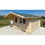 Male kuće Drvena vrtna kuća ENZO B 400 × 400 cm sa šindrom | shoptok.hr