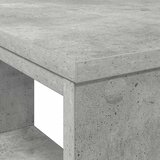  Stol s policom Betonski sivi 90 x 50 x 75 cm Konstruirano drvo | shoptok.hr