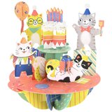 Santoro Pirouettes - Čestitka 3D - Pirouettes, Birthday Cats | Eponuda.com
