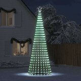 vidaXL Osvetljena novoletna jelka stožec 1028 LED hladno bela 403 cm | Shoptok.si