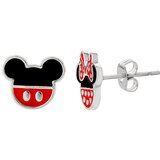 Mickey &amp;amp; Minnie Nau&amp;scaron;nice Disney Minnie i Mickey, posrebreni mesing Slike