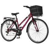 Explorer Bicikl tour axys lady 28" alu 18" v-brake 6 brzina 155-178cm (s/m) bordo perla uv sjaj | Eponuda.com