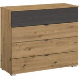 Rauch Möbel KOMODA, črna, hrast artisan | Shoptok.si