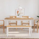 Klupa 110 cm bijela puna drvena guma | shoptok.hr