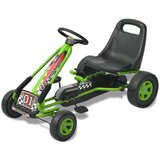 The Living Store Go Kart s Pedalama i Podesivim Sjedalom Zeleni Cijene