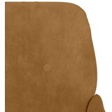 Fotelja smeđa 62x79x79 cm baršunasta | shoptok.hr