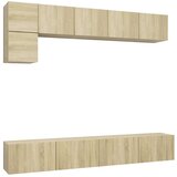  5-dijelni set TV ormarića boja hrasta sonome od iverice | shoptok.hr