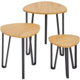 P & B set mizic, črna, barve hrasta | Shoptok.si