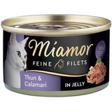 Miamor Feine Filets 6 x 100 g - Bela tuna & kalamari v želeju Cijene