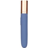 Loveline Travel - punjivi vibrator s držačem lubrikanta (pastelno plava) | shoptok.hr