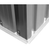  Vrtno spremište 257 x 298 x 178 cm metalno sivo | shoptok.hr