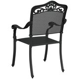  Vrtna stolica 2 pcs Crna 55 x 55 x 92,5cm Aluminij | shoptok.hr