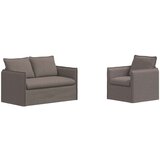 vidaXL Kavč 2 pcs Taupe, (5000146321) Cene
