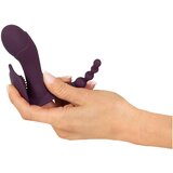Beau Coeur Ariva - 3v1 vibracijske hlačke (vijolična) | Shoptok.si