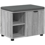  Haldna klop z blazino Enobarvno Siva Sonoma 60 x 38 x 46 cm, (5000160696) | Shoptok.si
