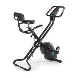 Capital Sports Azura X1 X-Bike, sobno kolo, do 120 kg, merilnik srčnega utripa, zložljivo, 4 kg, črna | Shoptok.si
