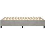  Box spring posteljni okvir svetlo siv 120x200 cm žamet, (20600940) | Shoptok.si