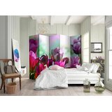 Artgeist PARAVAN 225/172/3 cm zelena, pink Slike