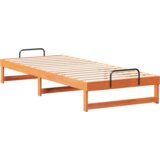  Krevetna konstrukcija s ručkama Smeđa 90 x 220 cm | shoptok.hr