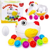  Educational Hen 12 Egg Sorter Learning Shapes Colors Set | shoptok.hr