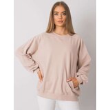 RUE PARIS Sweatshirt-RV-BL-7191.37P-beige | Shoptok.si