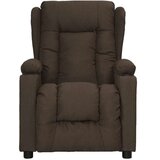  Naslanjač temno rjavo blago, (20928420) | Shoptok.si