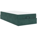  Okvir kreveta s madracem 2 pcs Zelena Baršun | shoptok.hr