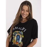 Italy Moda T-shirt-MI-TS-M3221G.75-black | Shoptok.si