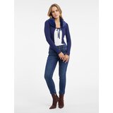 Orsay Blue women's cardigan with faux fur | Shoptok.si