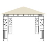  Sjenica s mrežom protiv komaraca 3 x 3 x 2,73 m krem 180 g/m² | shoptok.hr